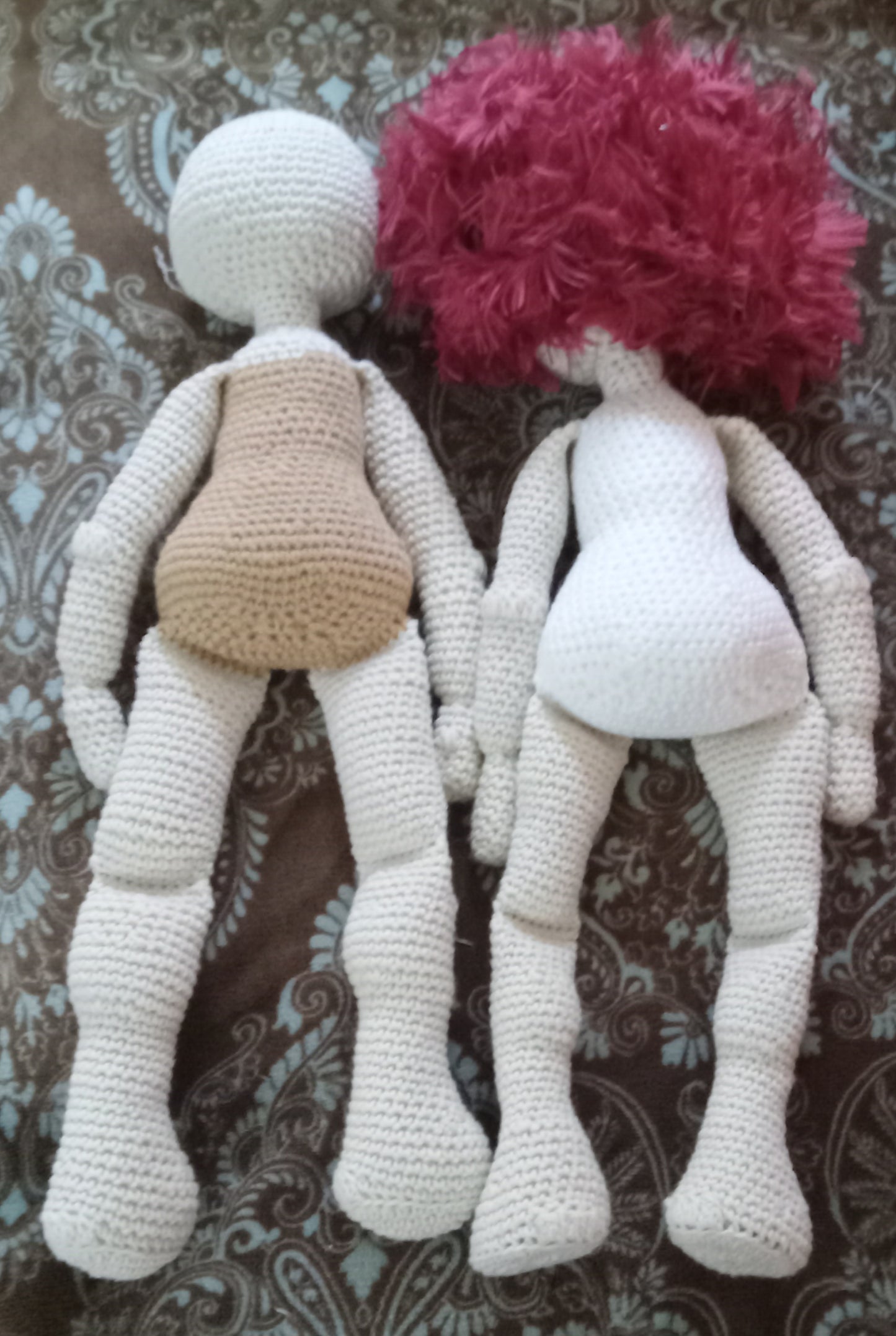 Crochet Girl 16" Doll Pattern "Besties"