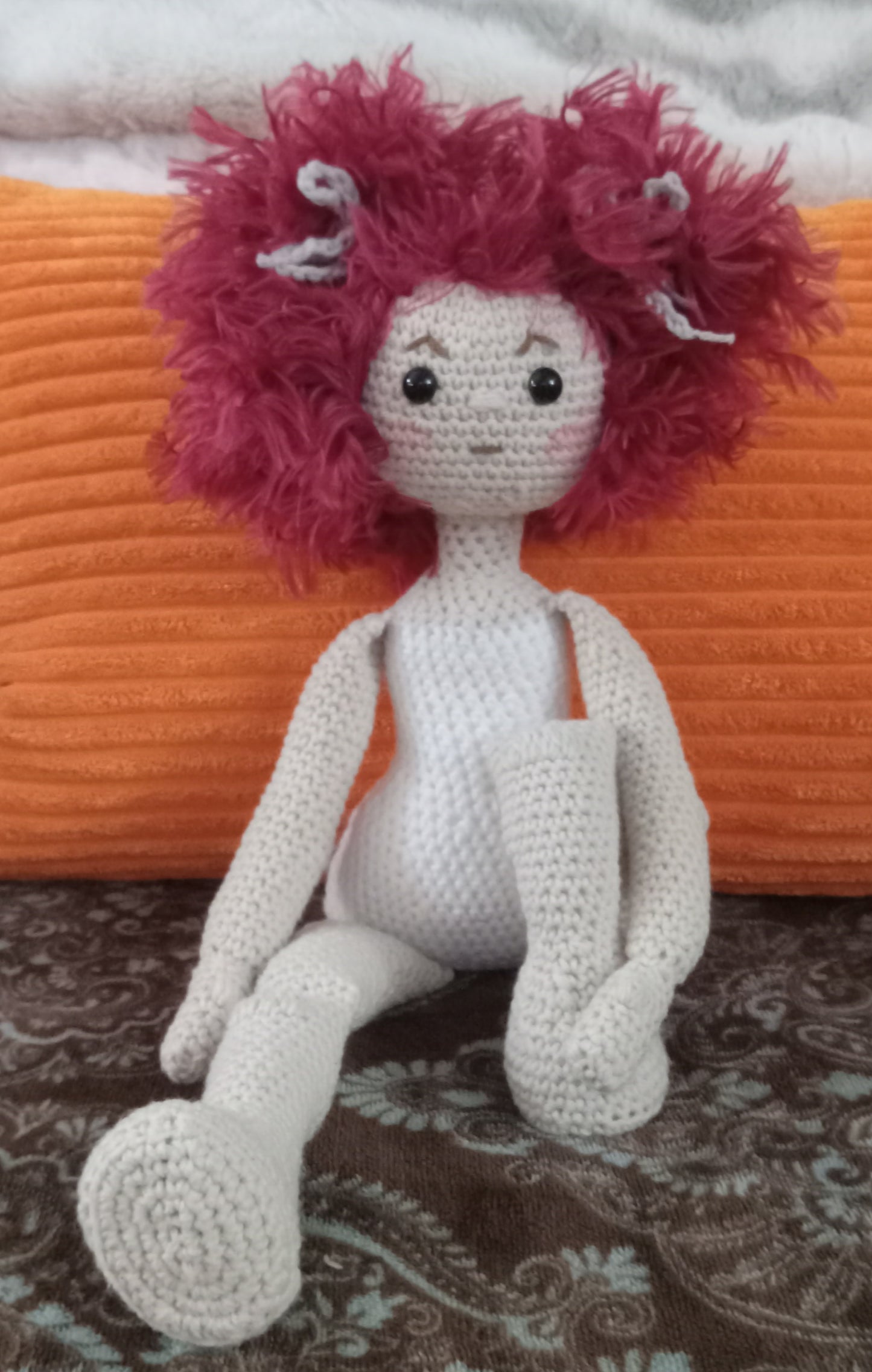 Crochet Girl 16" Doll Pattern "Besties"