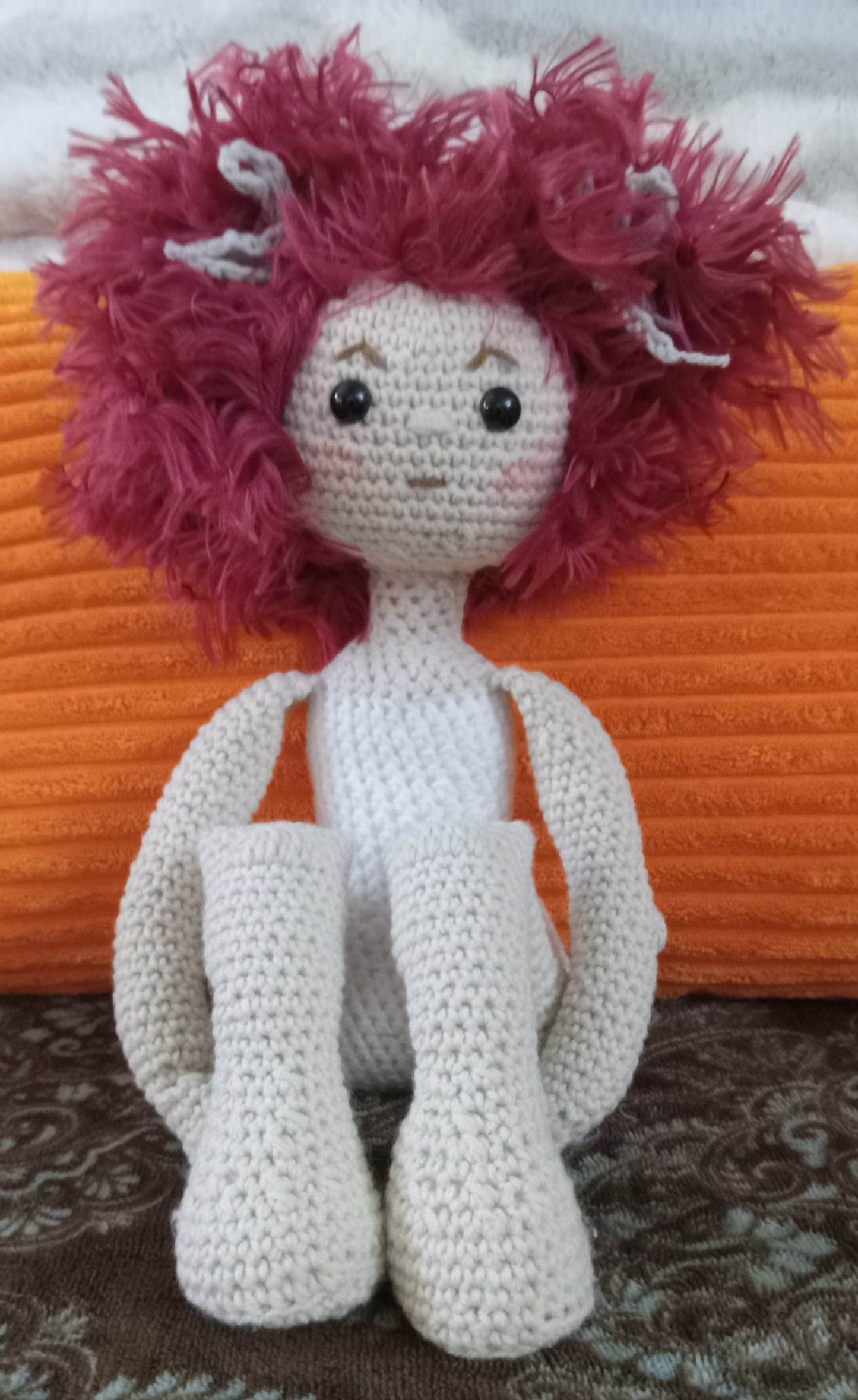 Crochet Girl 16" Doll Pattern "Besties"
