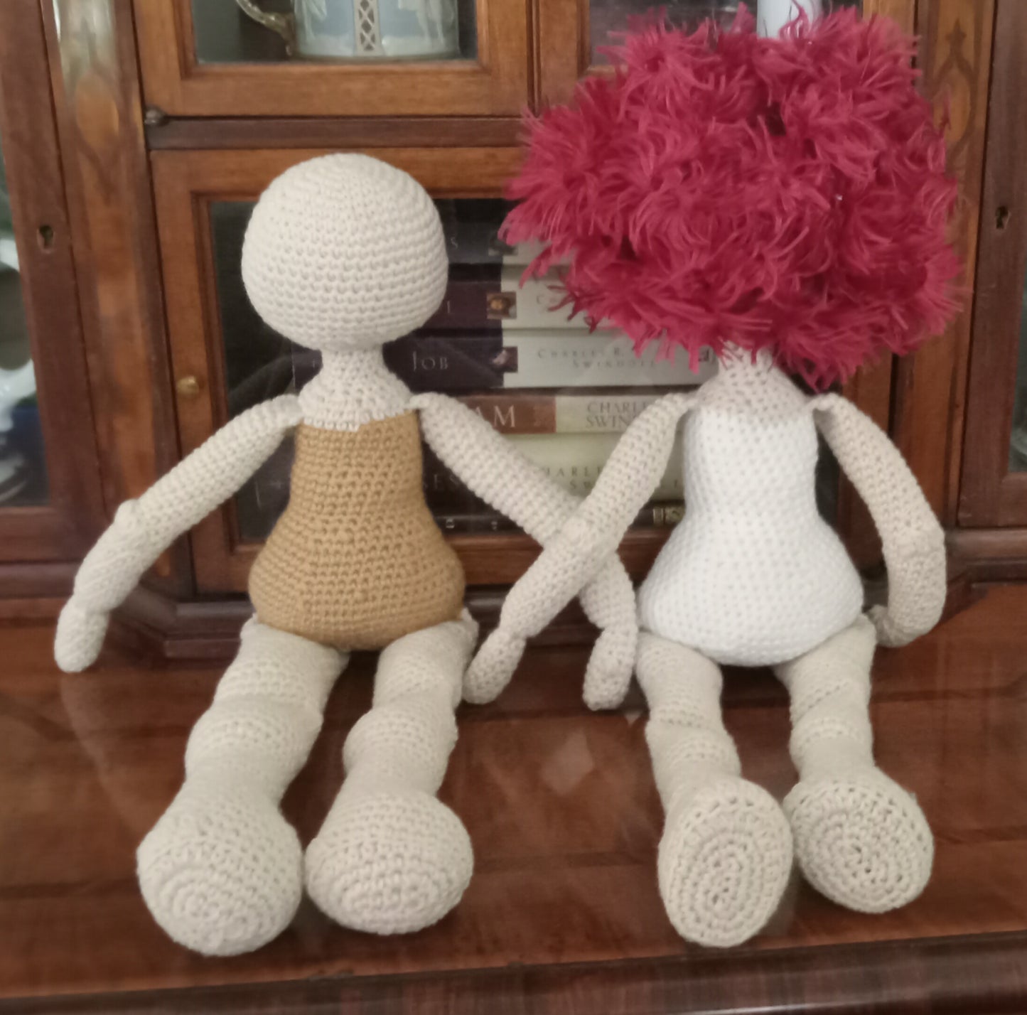Crochet Girl 16" Doll Pattern "Besties"