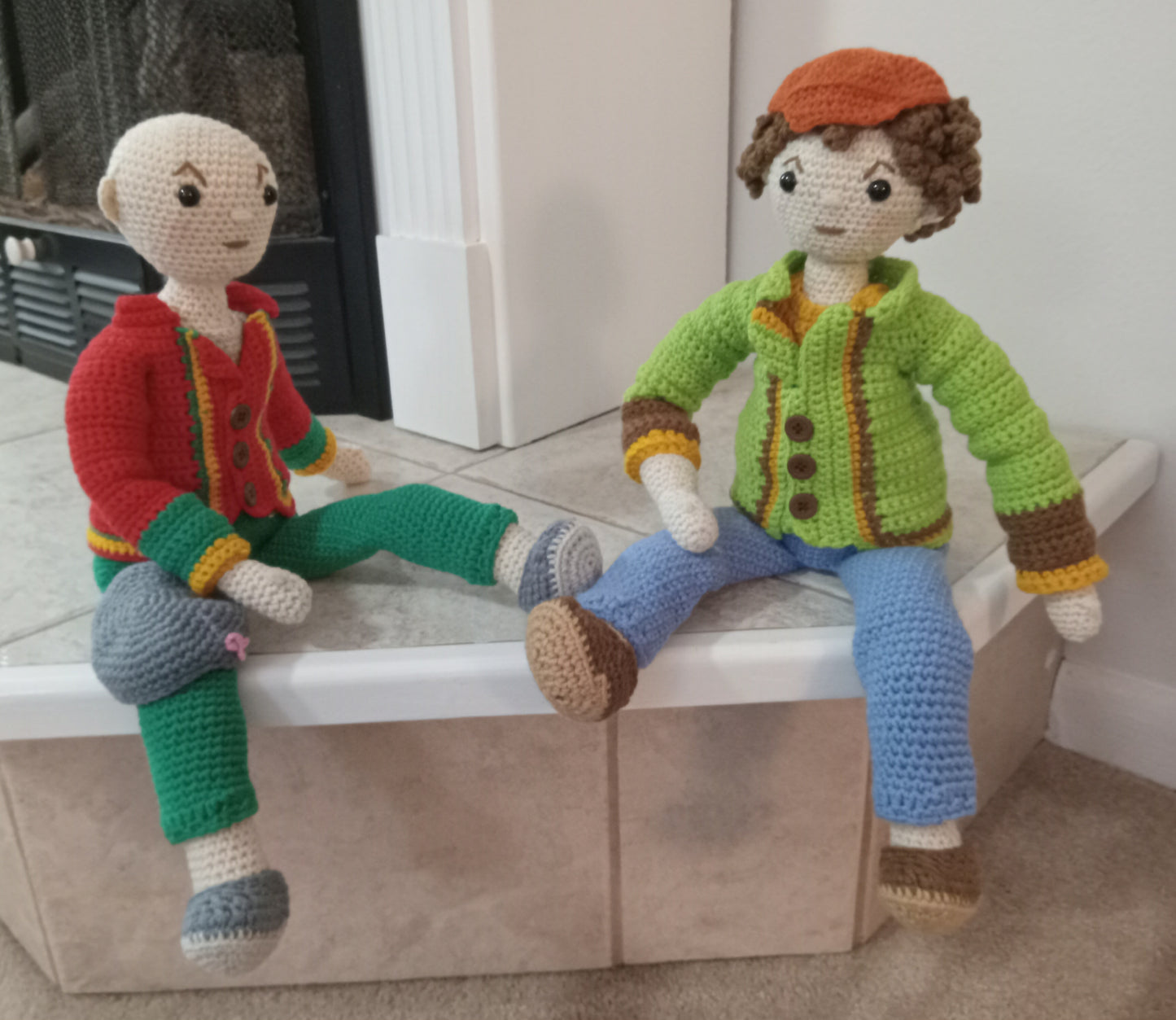 Crochet Boy Doll Pant Set Pattern for "Buddies Doll"