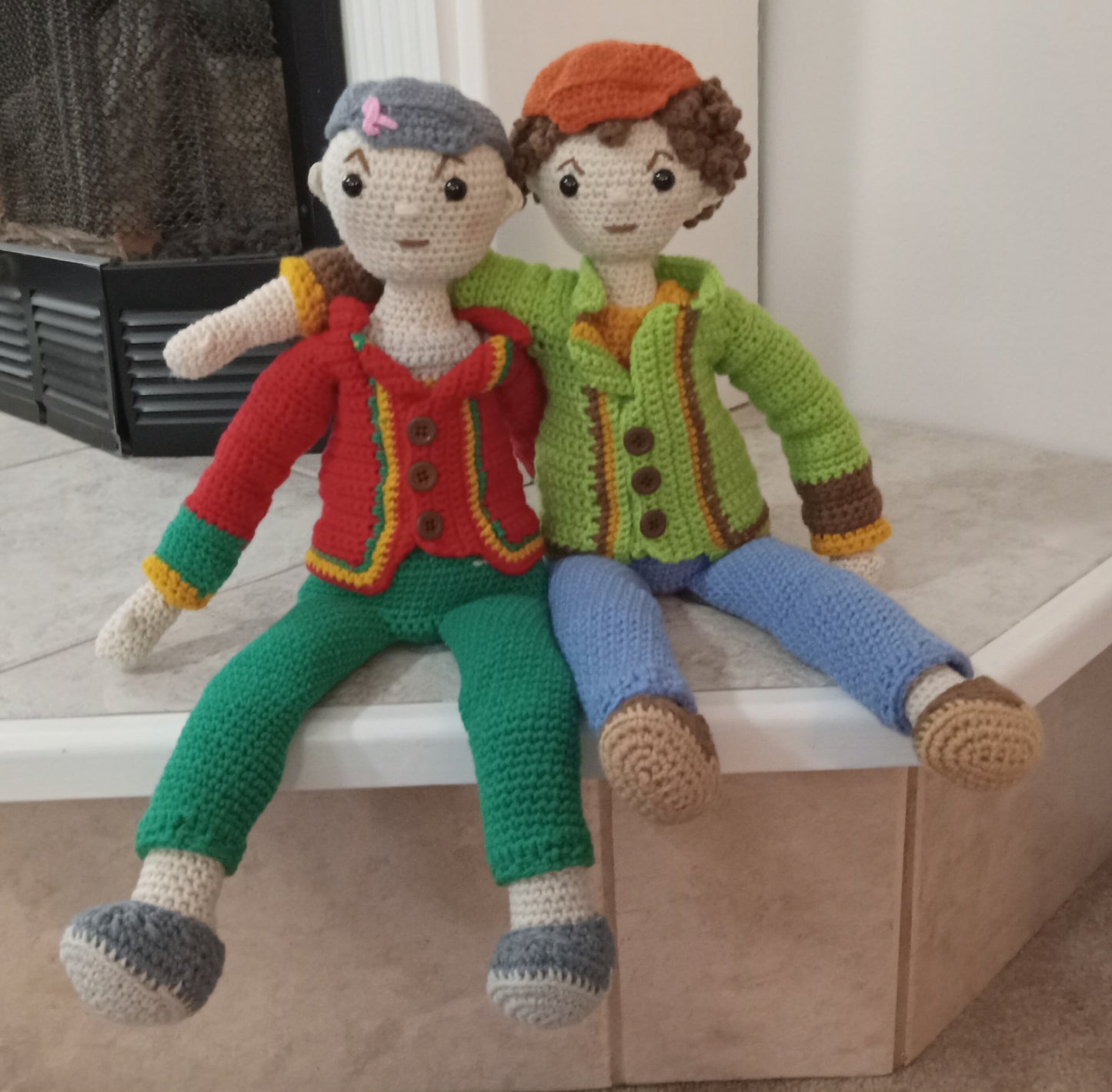 Crochet Boy Doll Pant Set Pattern for "Buddies Doll"