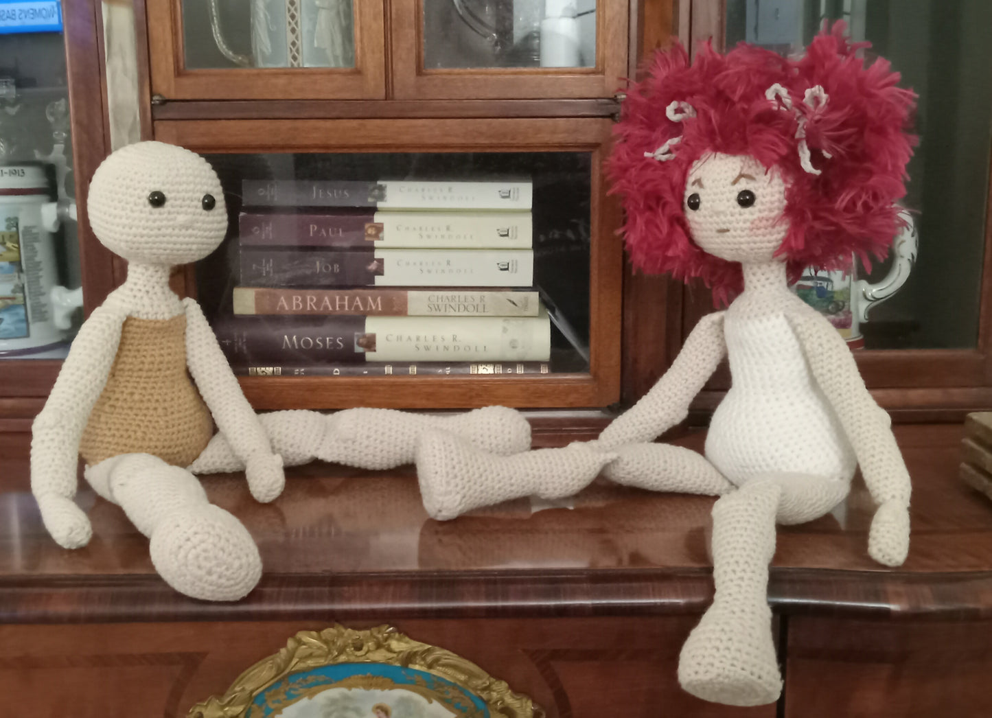 Crochet Girl 16" Doll Pattern "Besties"