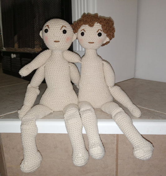 Crochet Boy 16" Doll Pattern "Buddies"