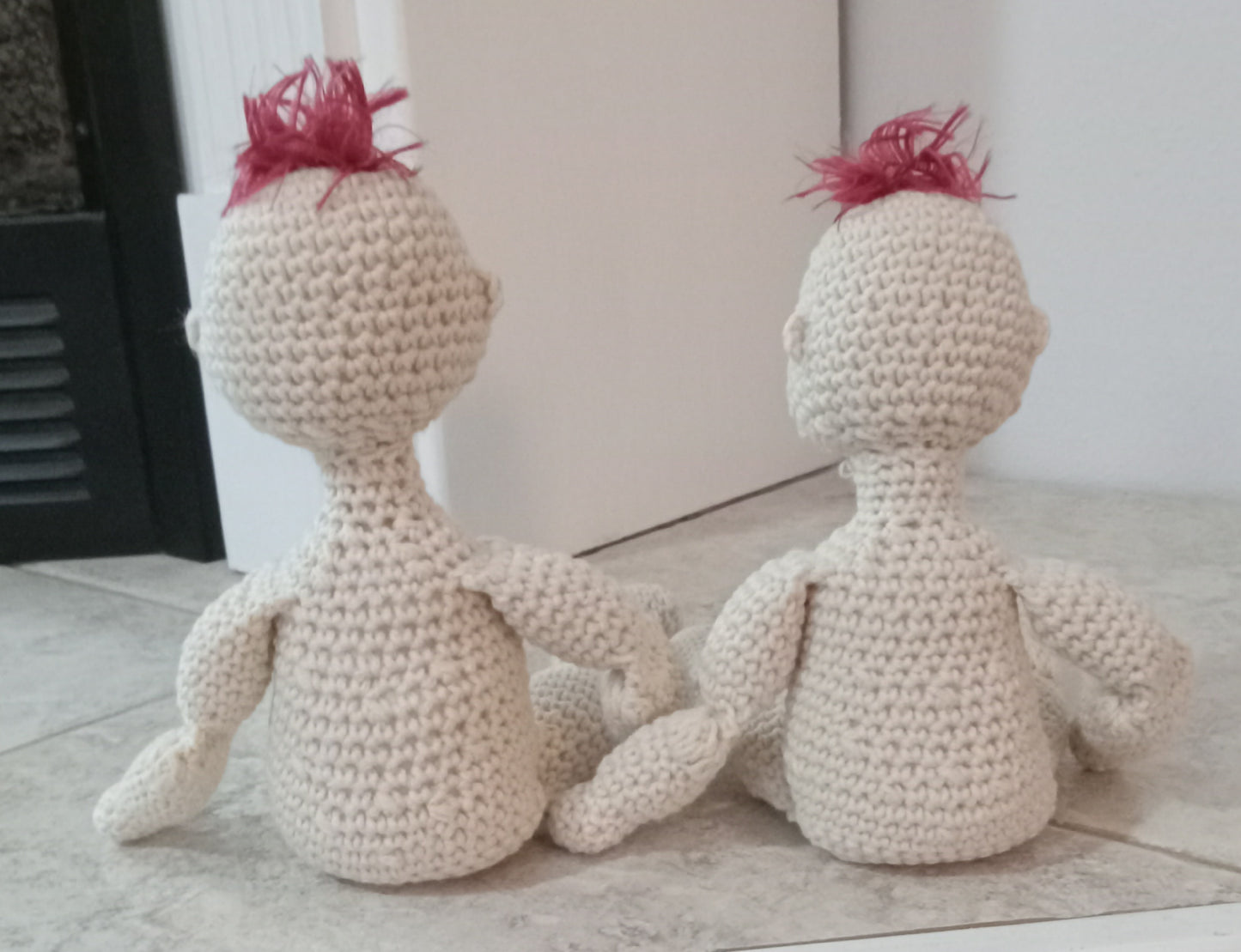 Crochet Twin Boy Dolls Pattern - 10" & 11" Brothers